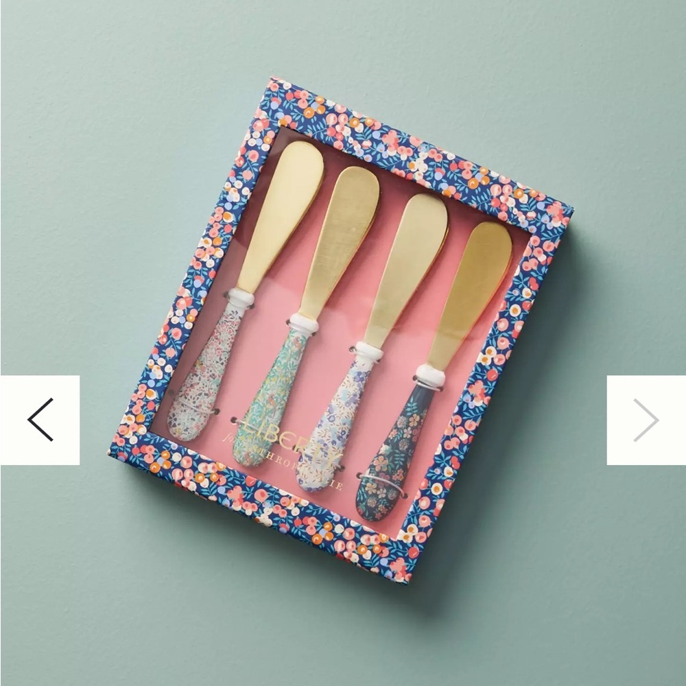 Liberty for Anthropologie Cheese Spreaders, Set of 3